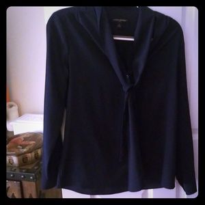 Navy blouse